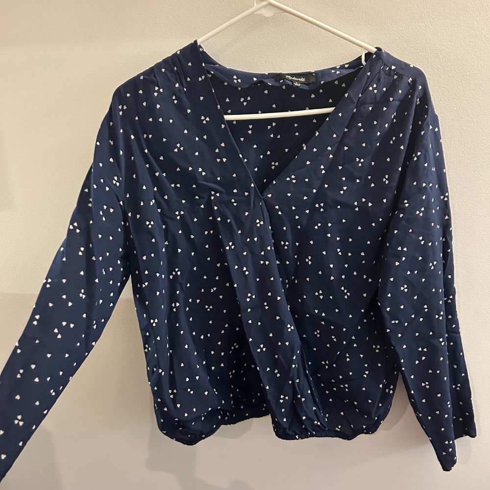 Madewell Silk Heart Shirt - Picture 2 of 3